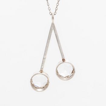 Tuomo Rissanen, halssmycke, bergskristall, silver, Kuopio 1966.