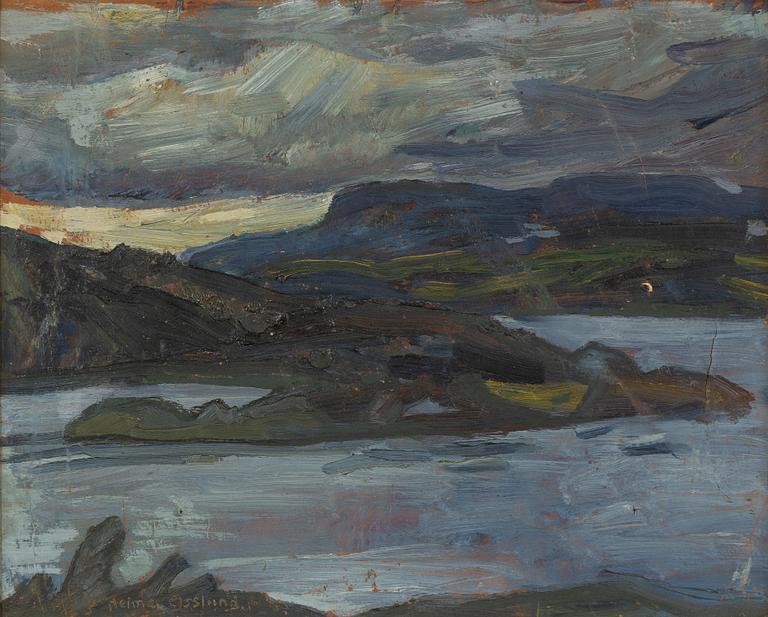 Helmer Osslund, Afton vid vattnet.