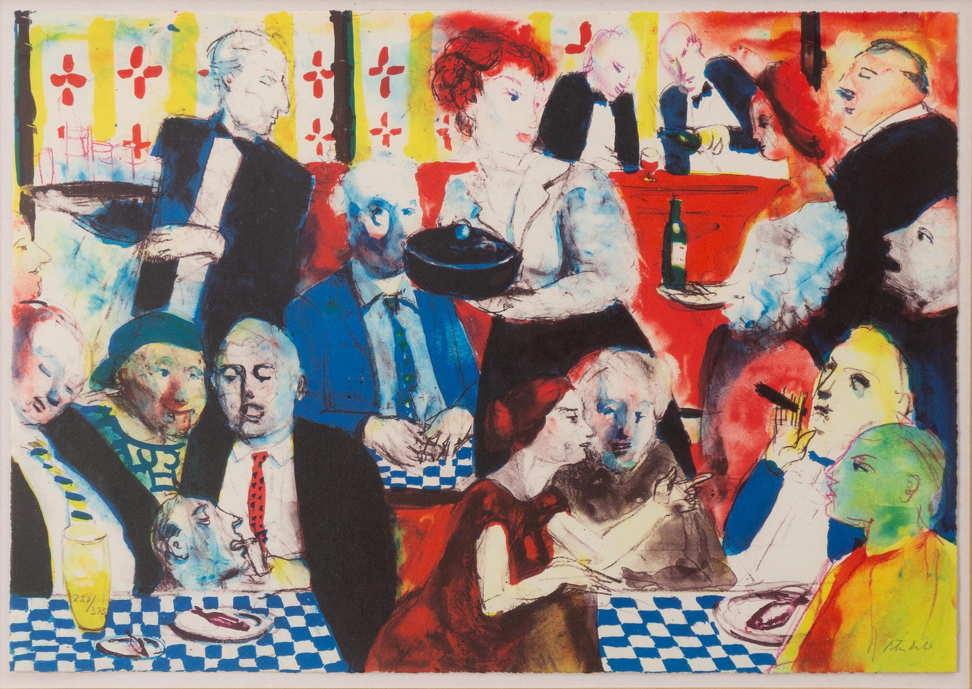 Peter Dahl, "Interior from Restaurang Prinsen".