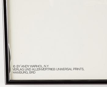 MOVIE POSTER, after Andy Warhol, 'Querelle', 1983.