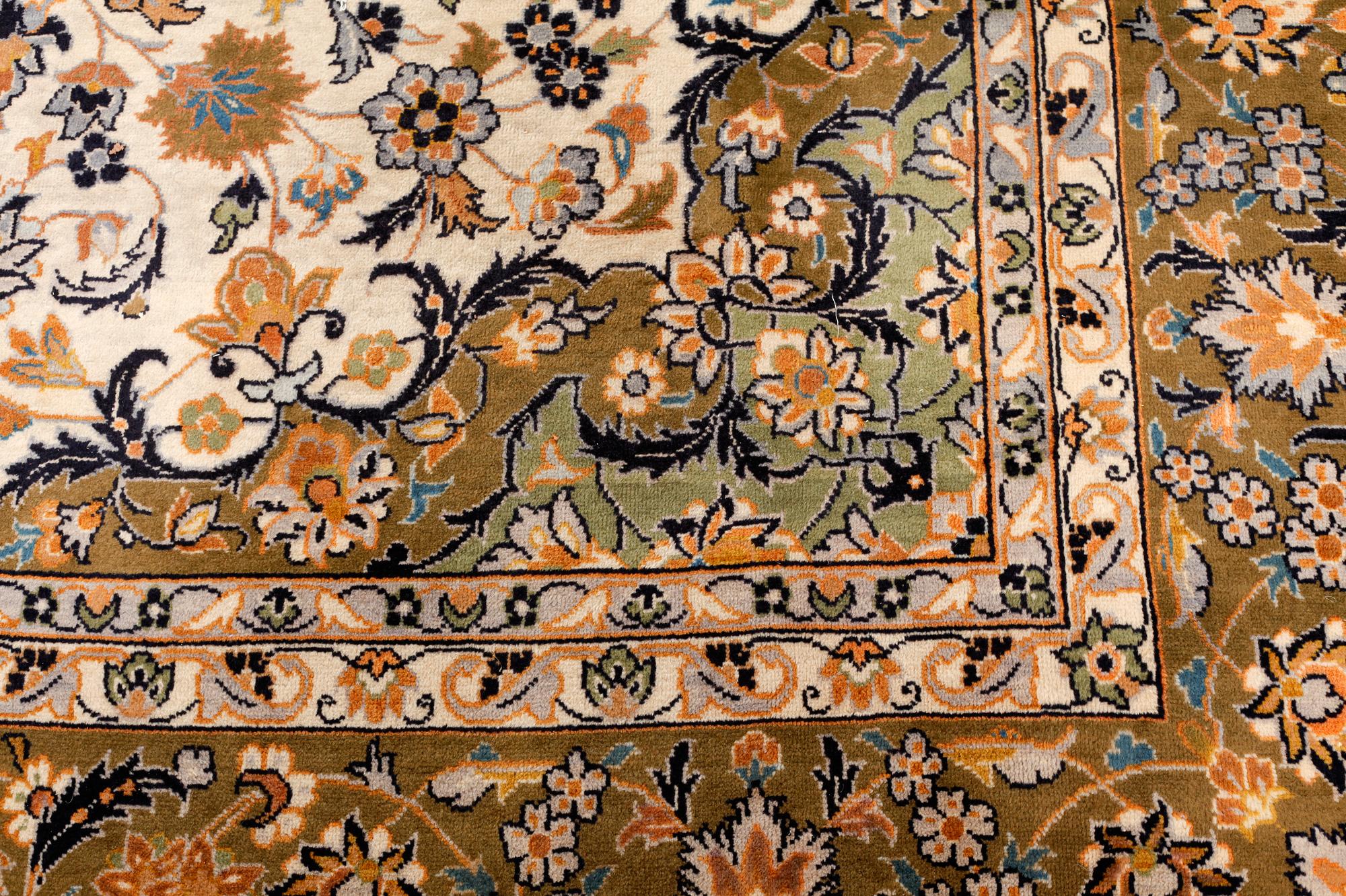 A rug, probably Najafabad, old, ca 370 x 263 cm.