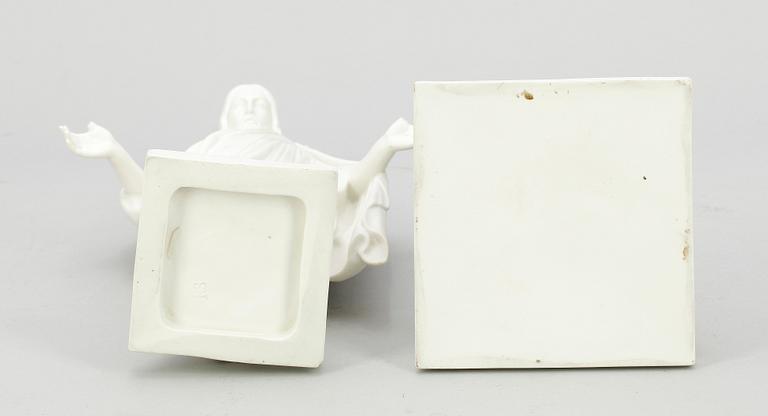 FIGUR, parian, efter Bertel Thorvaldsen, Gustavsberg, 1908-09.