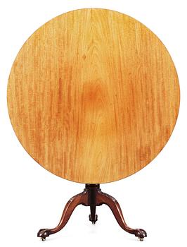 523. A Swedish early 19th century tilt-top table by L. Qvarnberg.