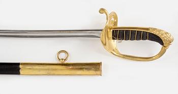 SABEL, Sverige, m/1871 för jägmästare.