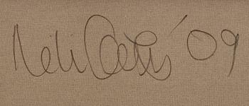 NIKI CERVIN, oil on canvas, signed and dated 2009 a tergo.