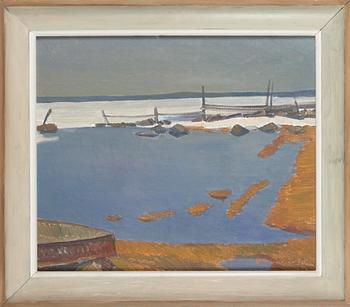 Veikko Vionoja, oil on canvas, signed and dated -50.