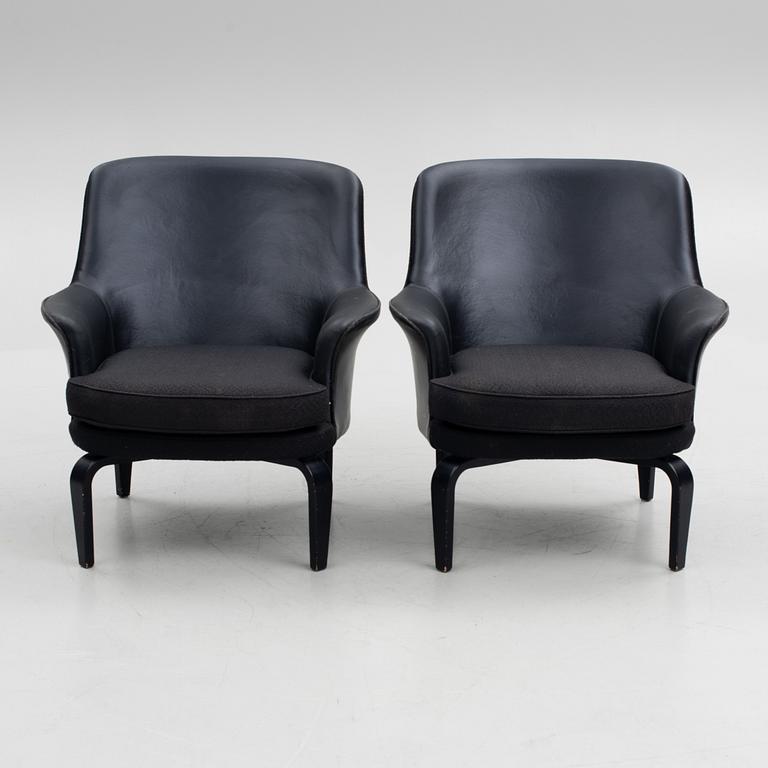 Arne Norell, a pair of 'Pilot' armchairs, Norell Möbel AB.