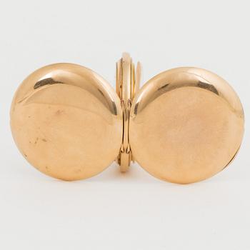 IWC, pocket watch, hunter, 53 mm.