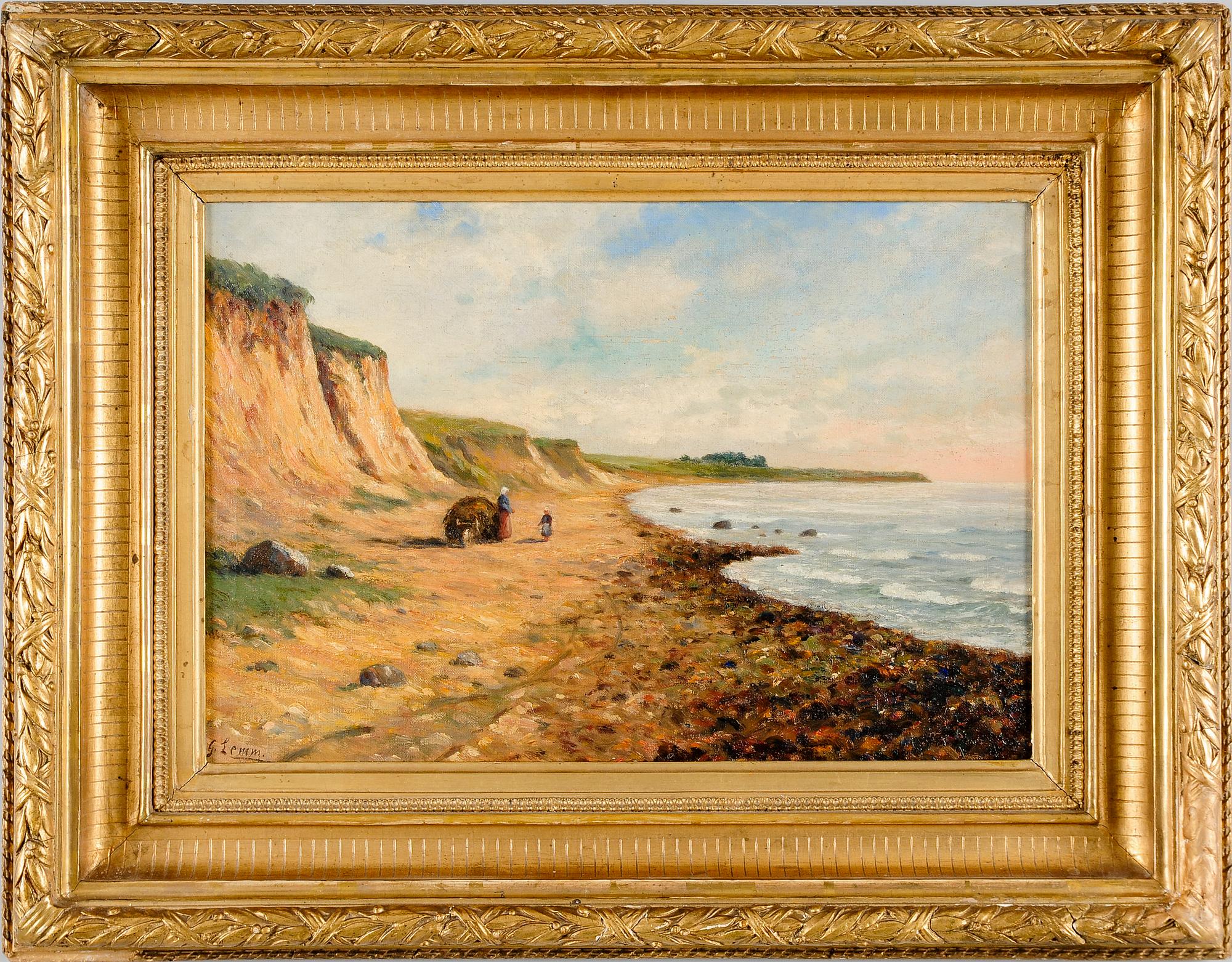 GEORG LEMM, olja på duk, sign.