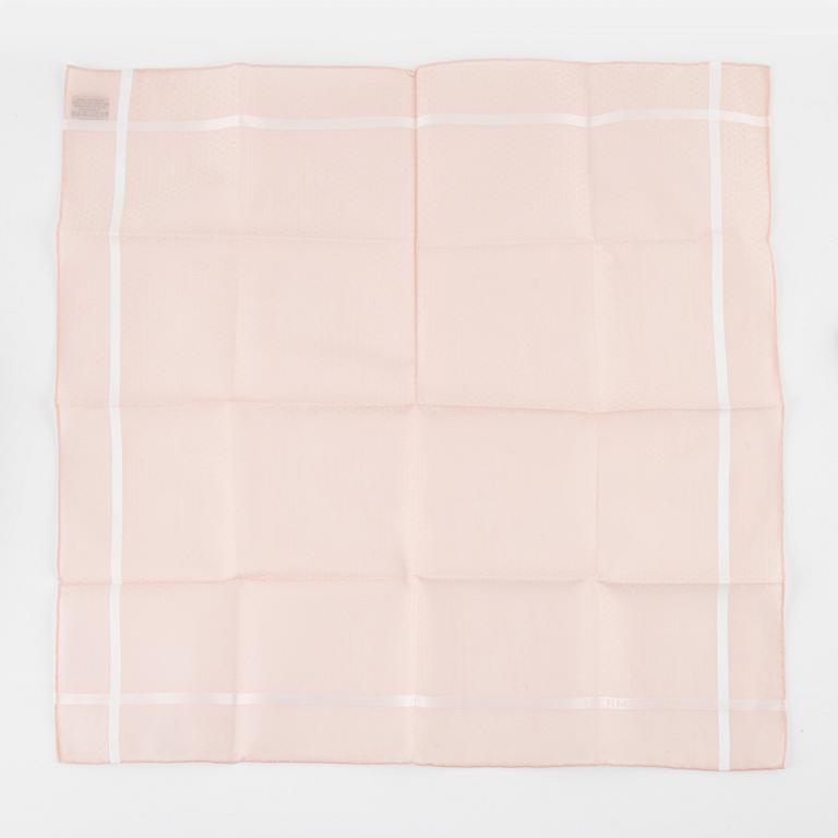 Hermès, handkerchiefs, 2 pcs, in case.