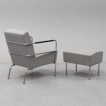 A 'Cinema' easy chair and ottoman by Gunilla Allard.