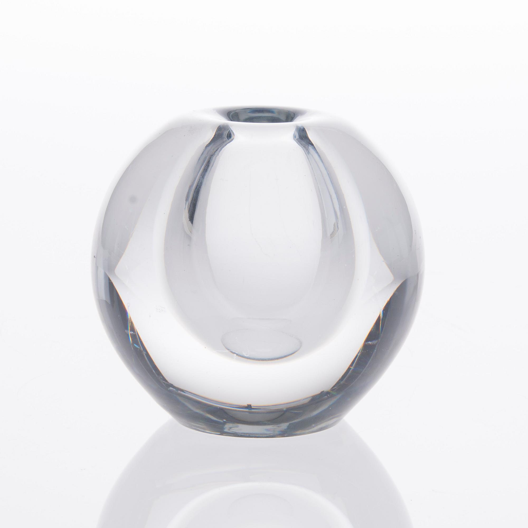 GLASSKULPTUR, signerad Timo Sarpaneva Iittala -54.