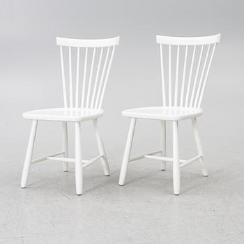 Carl Malmsten, chairs, a pair, "Lilla Åland", Stolab, 2012.