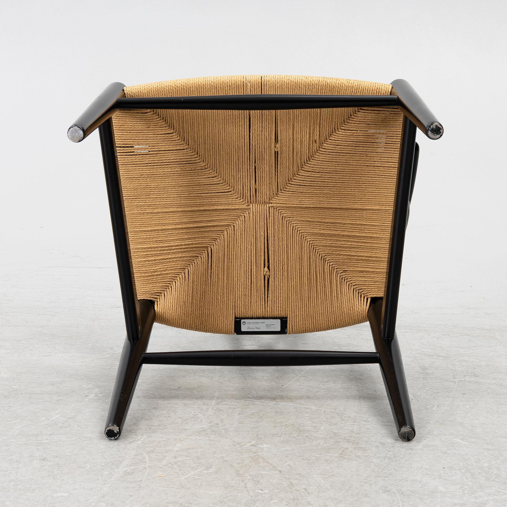 Hans J. Wegner, four CH24/ "Wishbone" chairs, Carl Hansen & Son, Denmark, 21st century.