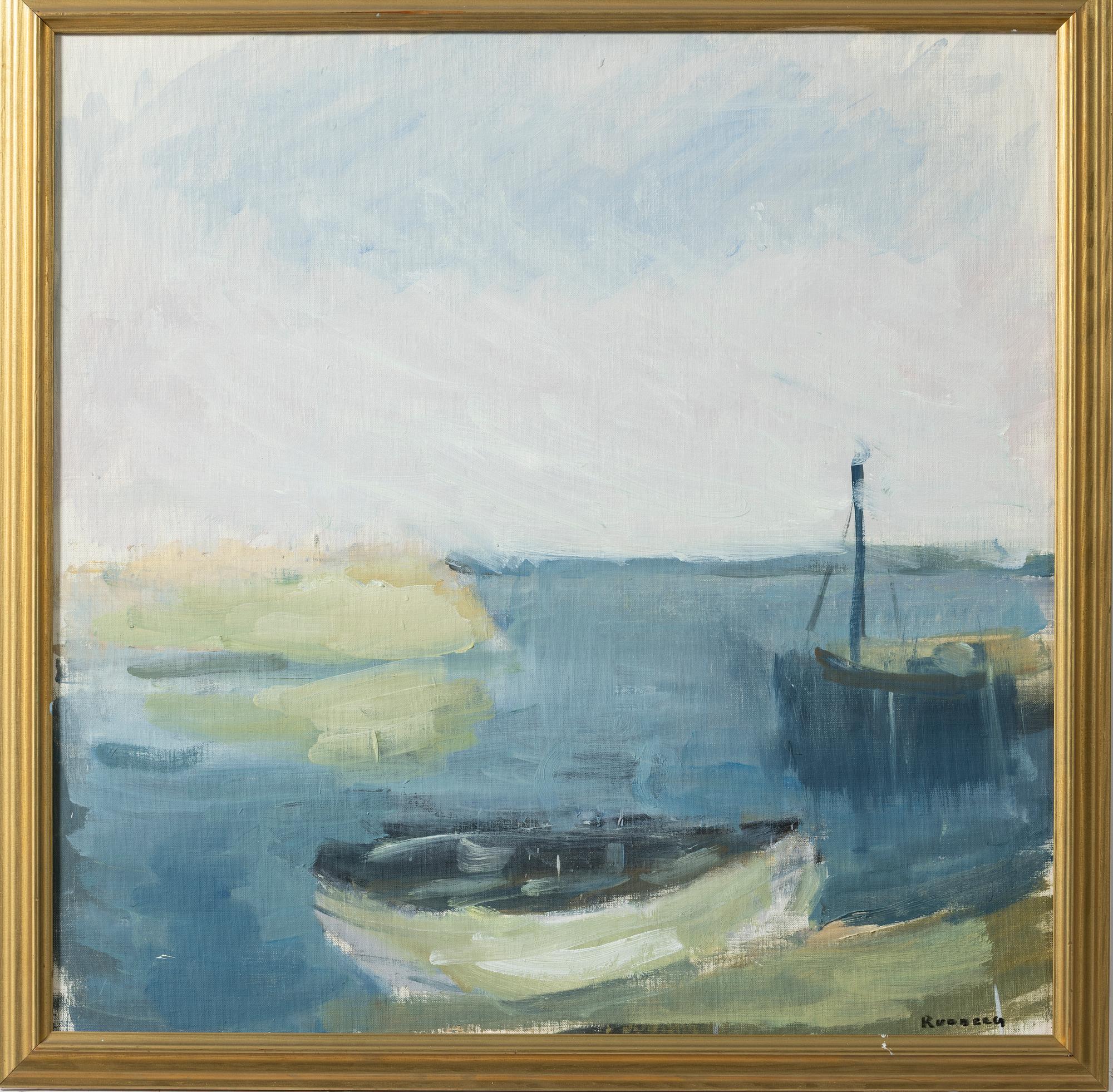 Gustav Rudberg, "Norreborgs Harbour, Hven".