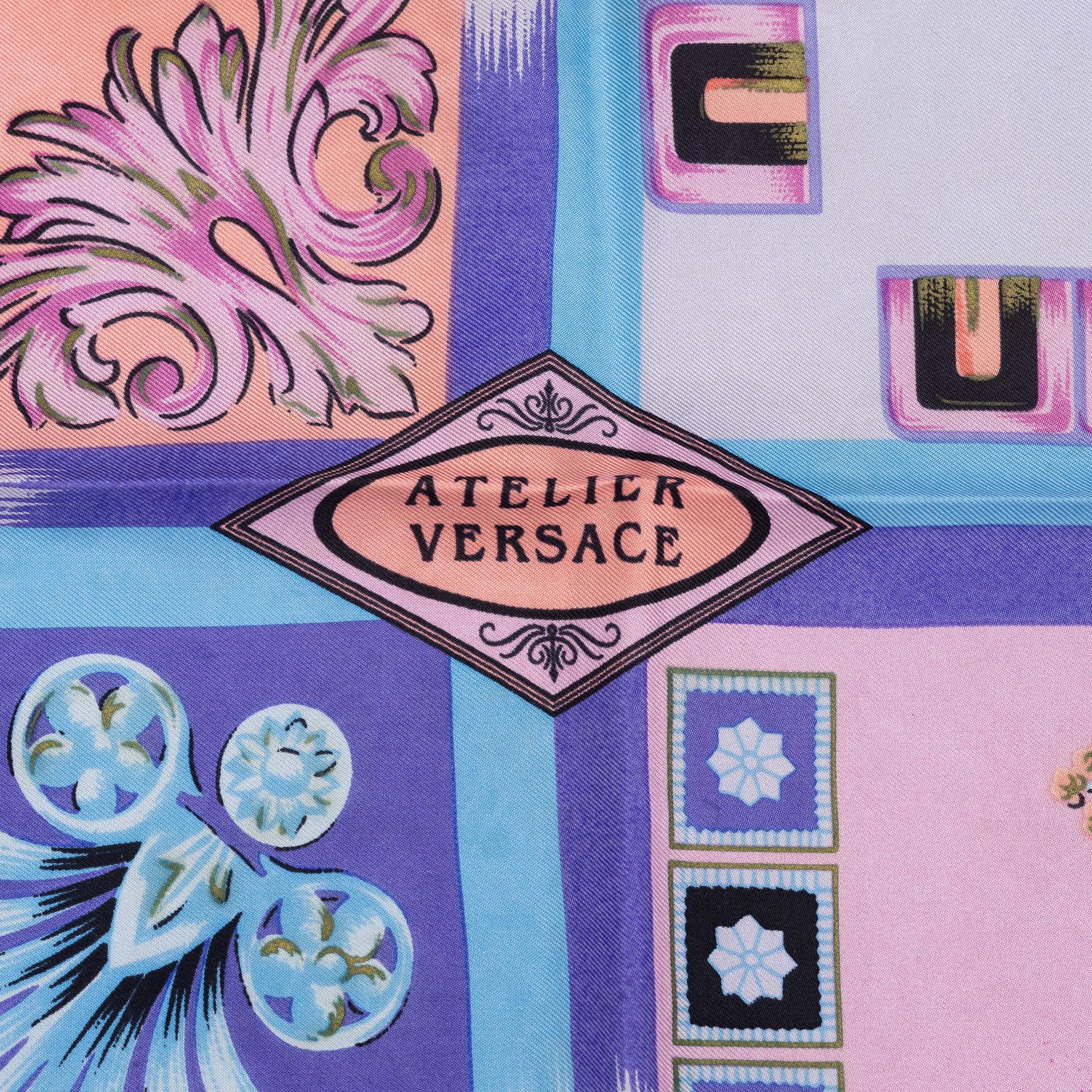 Versace, scarf, "Medusa".