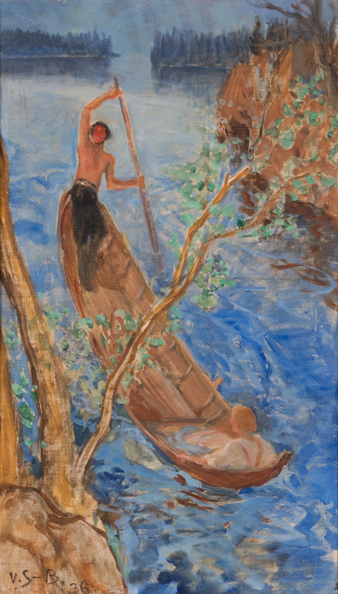 Venny Soldan-Brofeldt, Båtfärden.