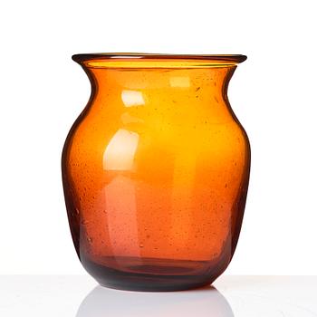 Erik Höglund, a large glass vase, Boda.