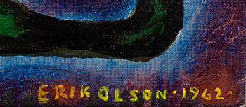 Erik Olson, oil on canvas, signed and dated -62.