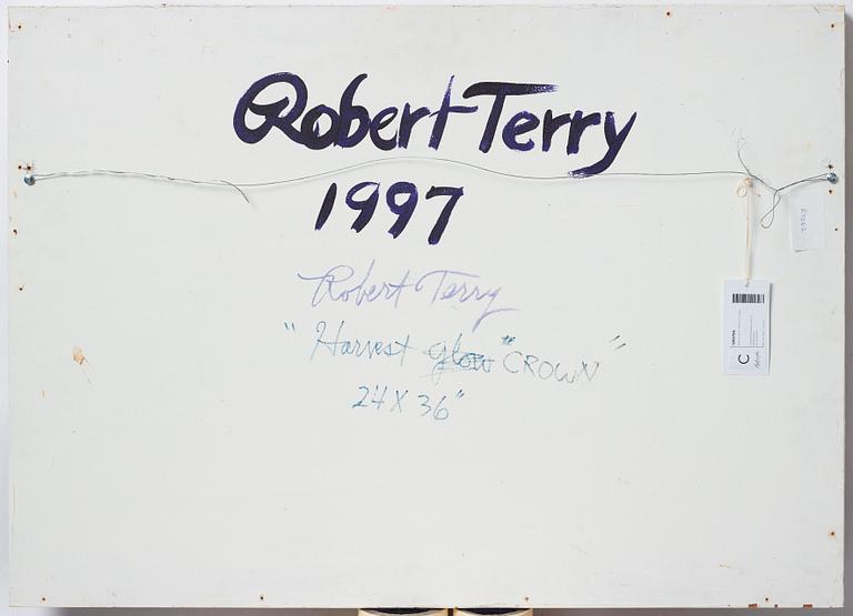 Robert Terry, olja på pannå, a tergo signerad Robert Terry och daterad 1977.