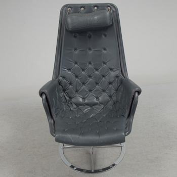 BRUNO MATHSSON, a leather upholstered 'Jetson' armchair from Dux, 1990's.