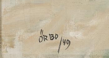 Karl Örbo, oil on canvas, signed and dated -49.
