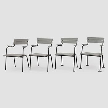 Einari Teräsvirta, probably, a 5-piece garden furniture set, mid-20th century.