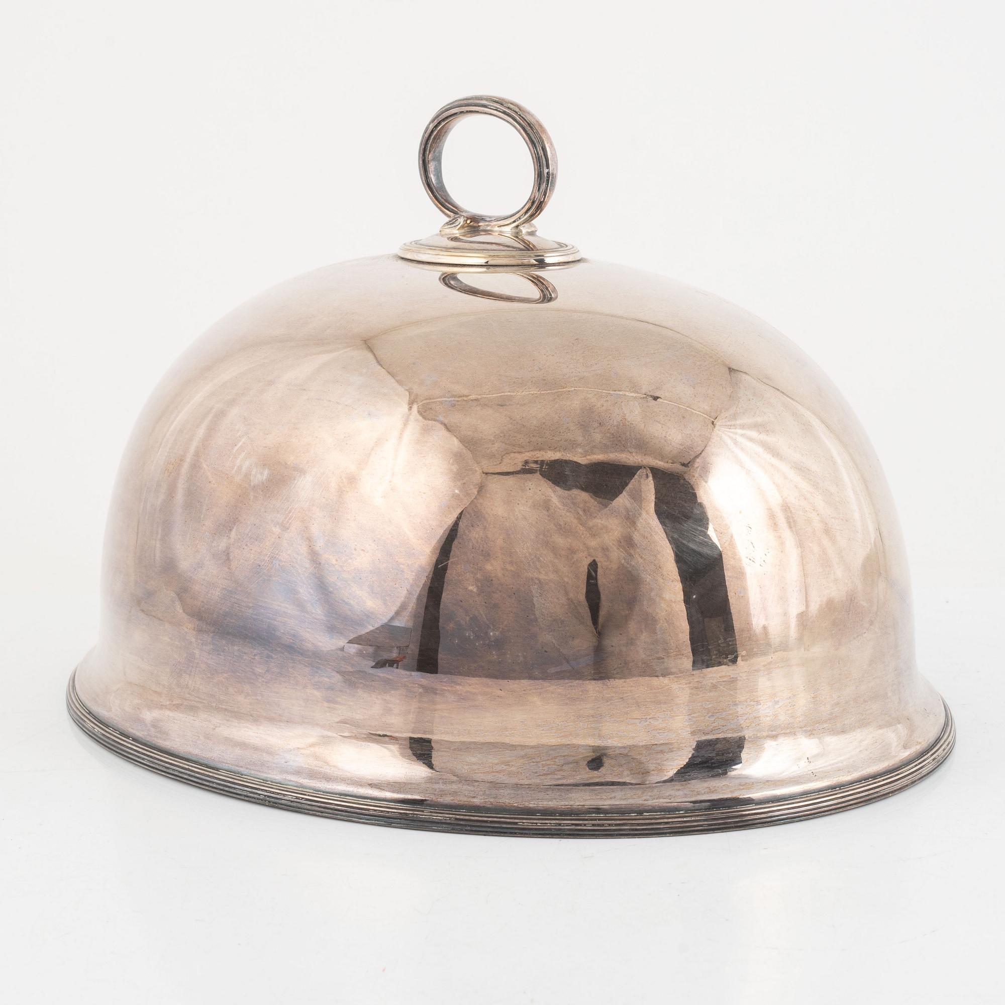 Stekhuvar, 2 st, pläter, England, omkring 1900.