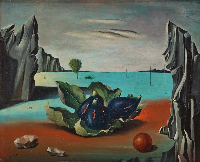 Georges Spiro, Surrealistic composition with figs.