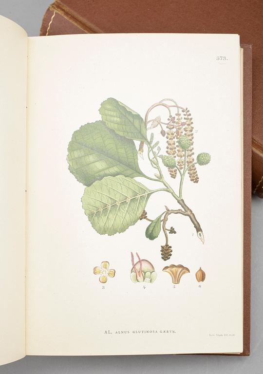 BÖCKER, 3 volymer C.A.M Lindman. "Bilder ur Nordens Flora". C. A. M. Lindman, Wahlström & Widstrand, 1922-26, Stockholm.