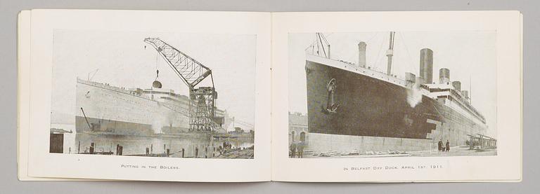 A White Star Line Agent's Brochure, OLYMPIC & TITANIC.