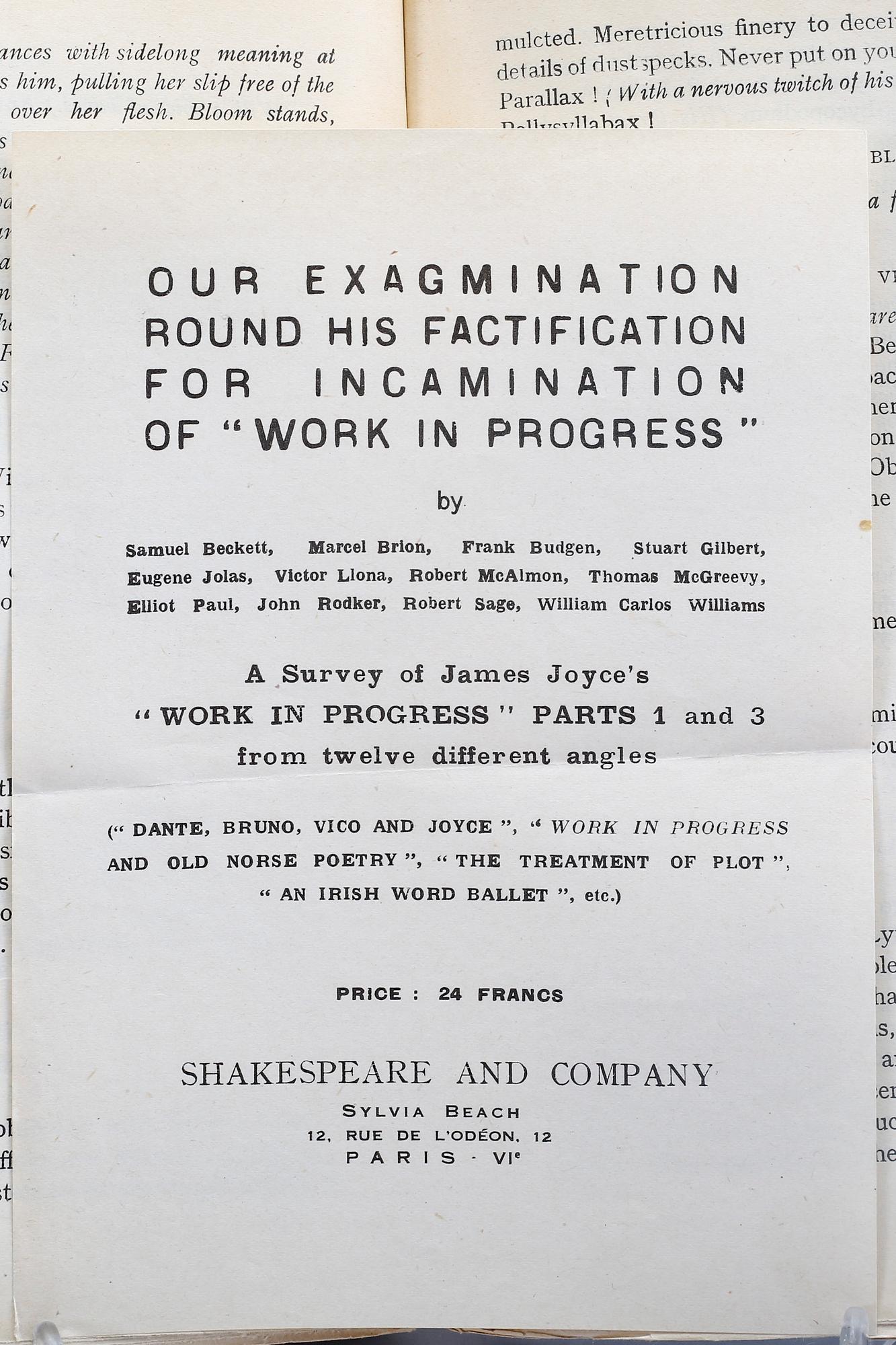 James Joyce, "Ulysses" paperback book 1928.