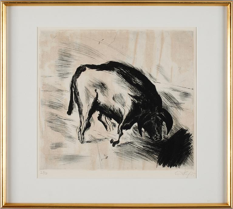 EVERT LUNDQUIST, etsning, sign. o numr. 29/50.