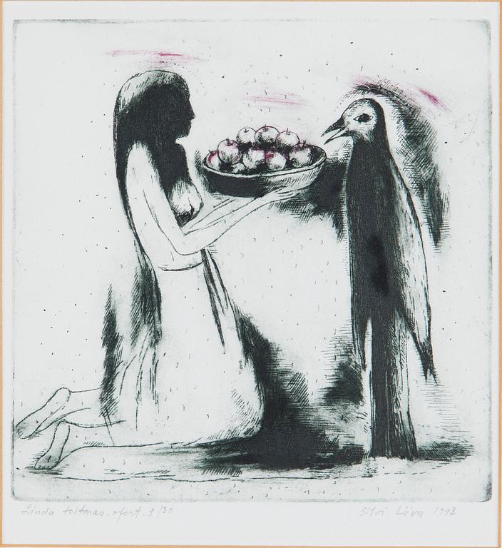 Silvi Liiva, Etching 3 pcs.