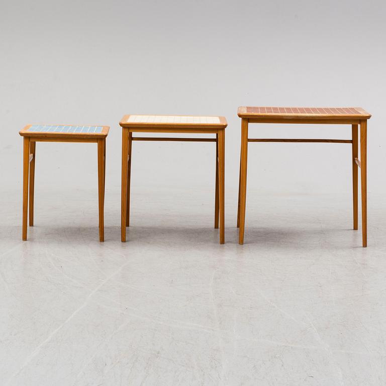 a 1950's three-part table.