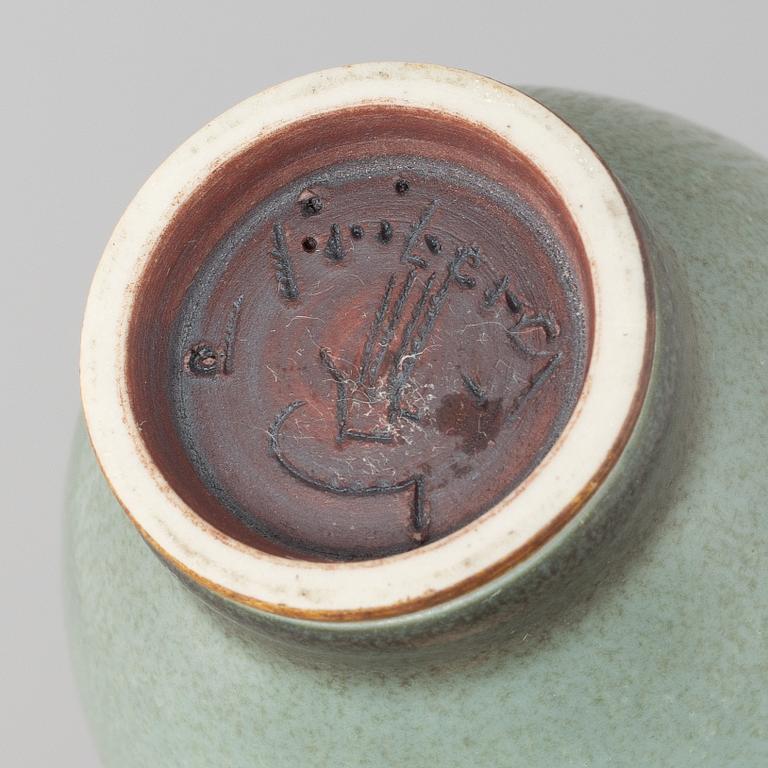 Berndt Friberg, two stoneware vases and a bowl, Gustavsberg Studio.