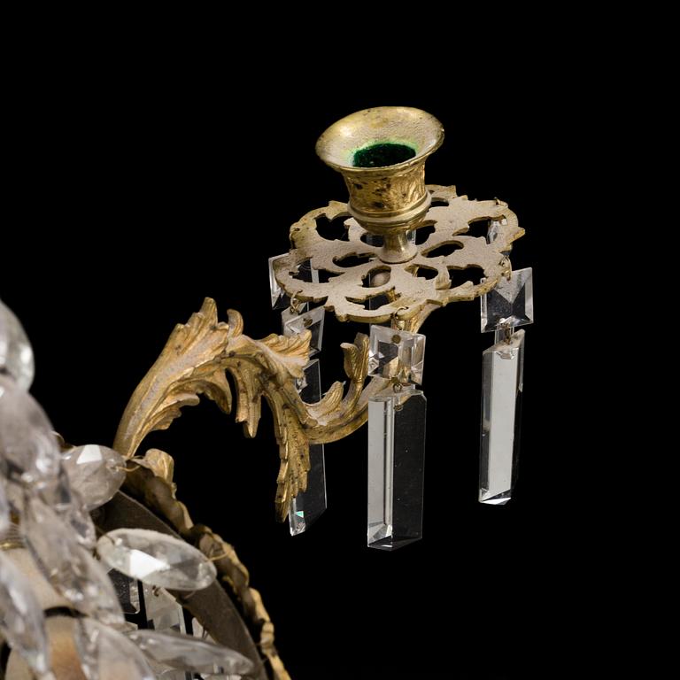 A late 19th century chandeliere.