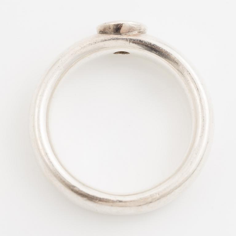 Gaudy, Ring, Gaudy, silver med citrin.