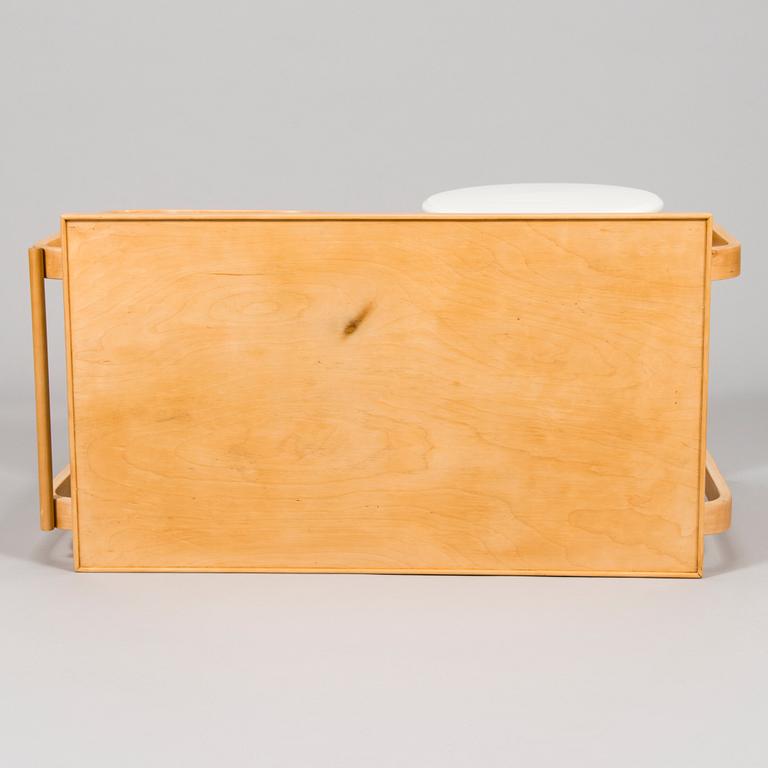 ALVAR AALTO, an early 1940's '98' tea trolley for Oy Huonekalu- ja Rakennustyötehdas Ab, Finland.