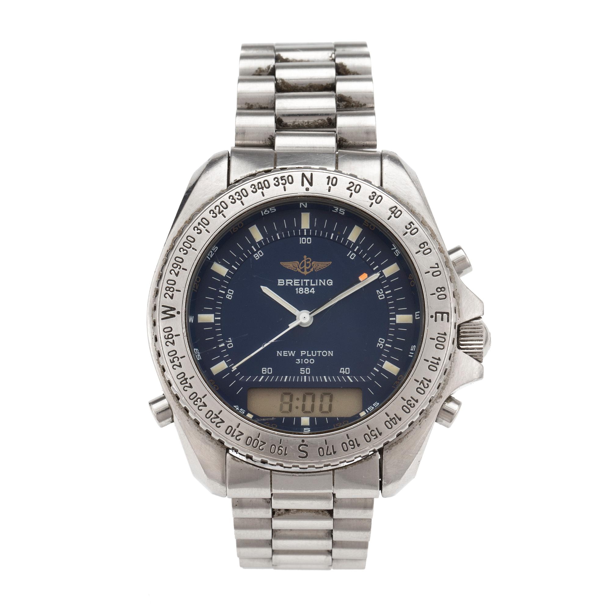 BREITLING New Pluton 3100 armbandsur 41 5 mm Bukowskis