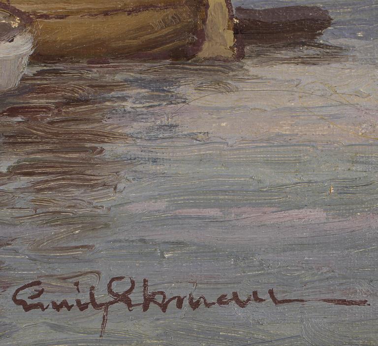 EMIL EKMAN, olja på duk, signerad.