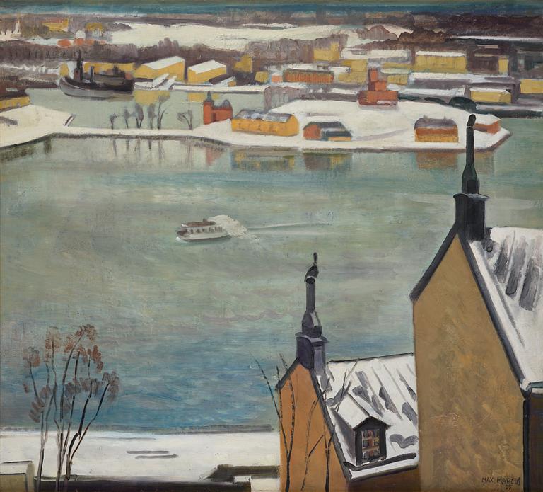 Max Marcus, "Kastellholmen, vinter".