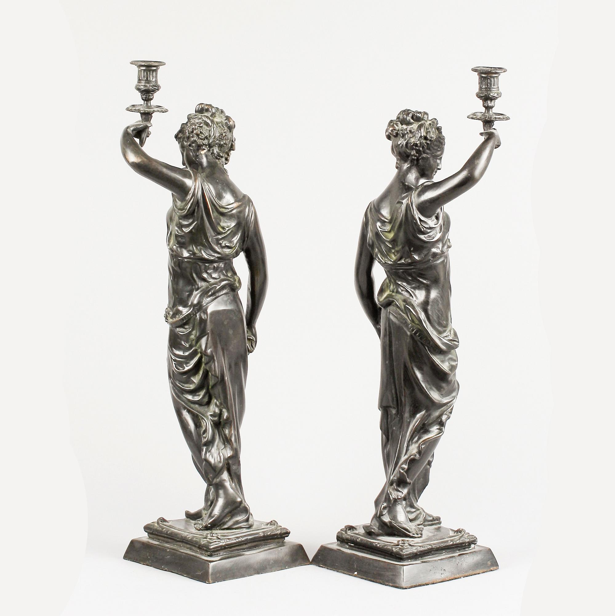 Auguste Moreau, after candlesticks from the first half of the 1900s.
