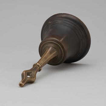 A 16th century, presumably Dutch, bronze bell.