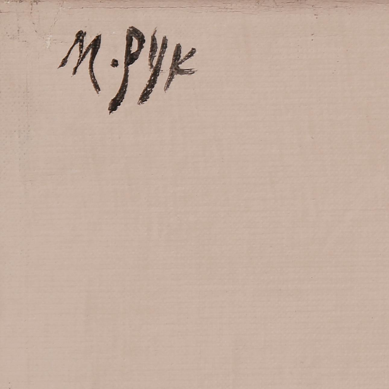 MADELEINE PYK, olja på duk, signerad.