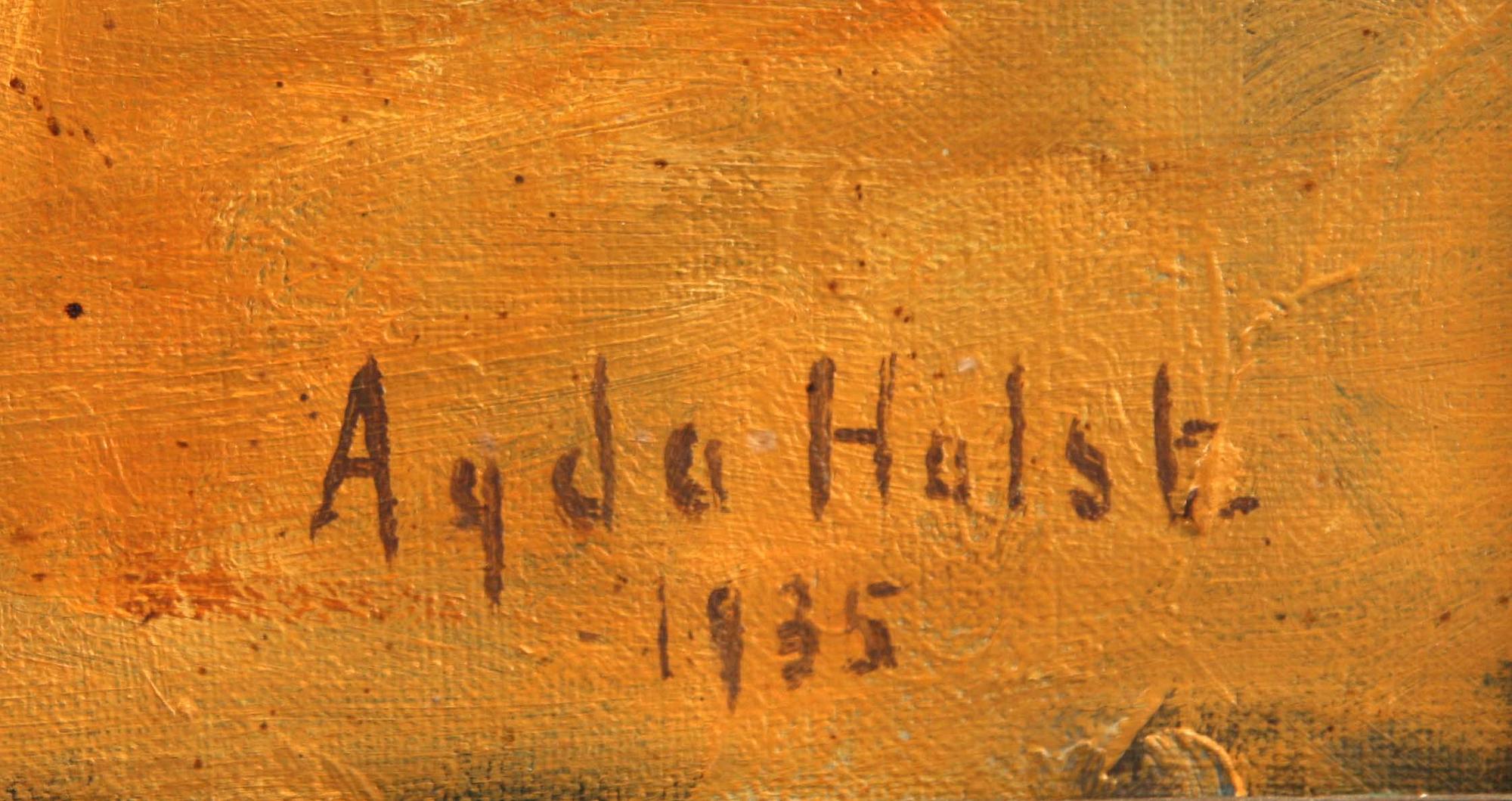 AGDA HOLST, olja på duk, sign o dat- 1935.