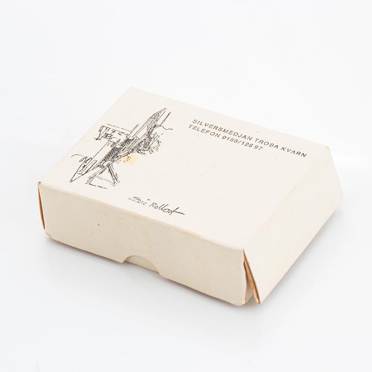 Silver brooch, Eric Robbert.