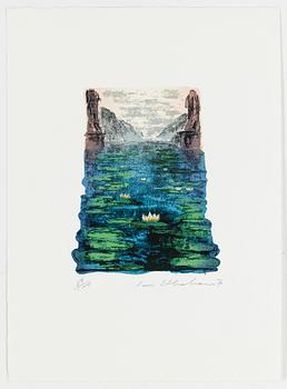 IVOR ABRAHAMS, färgserigrafier (2), 1976,  signerade och numrerade 83/100.