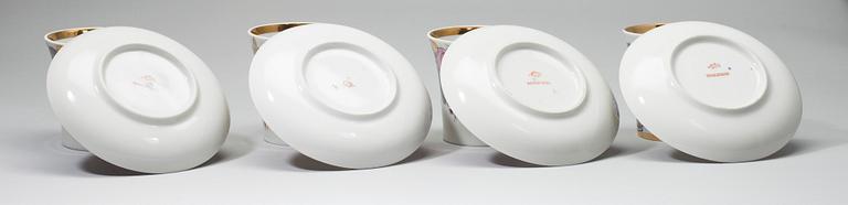 PARTI PORSLIN, 7 delar, Lomonosov, Sovjetunionen. Ca 1970-1990-tal.