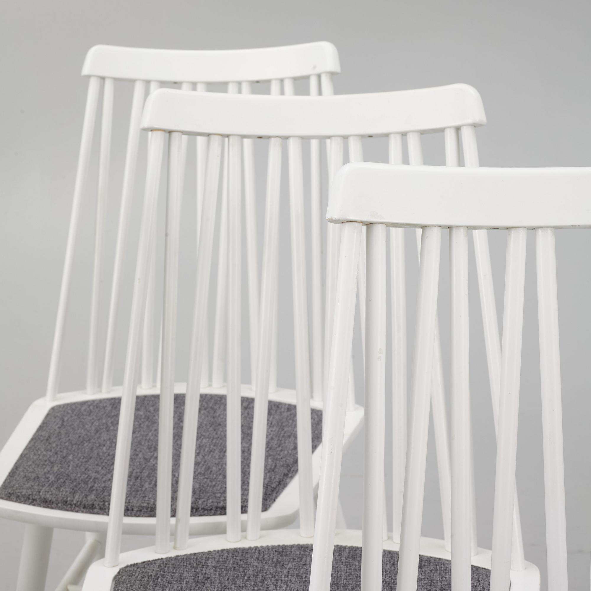 Markus Johansson, four 'Zigzag' chairs, Hans K.